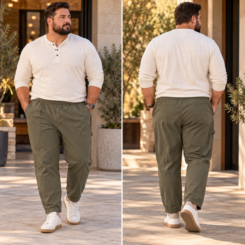 Old Navy Comfort Waistband Utility Pants Olive Green Carpenter Gorpcore XXL